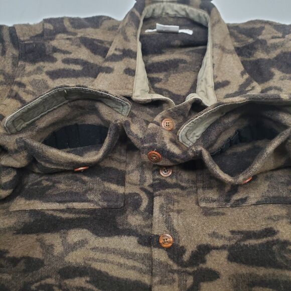 Columbia Gallatin Range Wool Blend Jacket Outfitter Camo XL - Picture 9 of 16